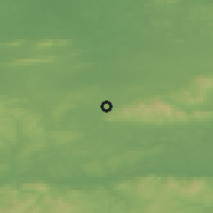 Shaded relief of the 49 km around Newtown, drawn from the GMTED2010 grid