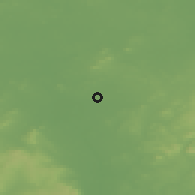 Shaded relief of the 48 km around Nurney, drawn from the GMTED2010 grid