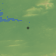 Shaded relief of the 49 km around Patrickswell, drawn from the GMTED2010 grid