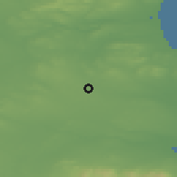 Shaded relief of the 48 km around Ratoath, drawn from the GMTED2010 grid