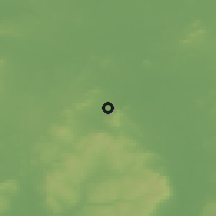Shaded relief of the 48 km around Stradbally, drawn from the GMTED2010 grid