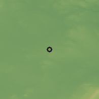 Shaded relief of the 48 km around Summerhill, drawn from the GMTED2010 grid