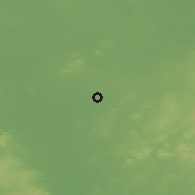 Shaded relief of the 48 km around Suncroft, drawn from the GMTED2010 grid
