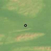 Shaded relief of the 49 km around Tipperary, drawn from the GMTED2010 grid