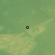 Shaded relief of the 48 km around Toomevara, drawn from the GMTED2010 grid