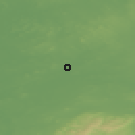 Shaded relief of the 48 km around Ballycumber, drawn from the GMTED2010 grid