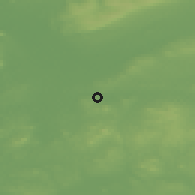 Shaded relief of the 48 km around Ballyhaise, drawn from the GMTED2010 grid