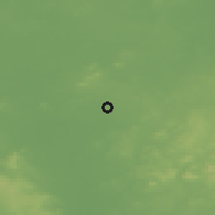 Shaded relief of the 48 km around Ballysax, drawn from the GMTED2010 grid