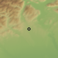 Shaded relief of the 51 km around Borgomanero, drawn from the GMTED2010 grid