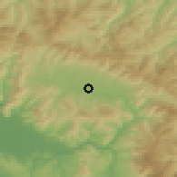 Shaded relief of the 52 km around Borgo San Lorenzo, drawn from the GMTED2010 grid