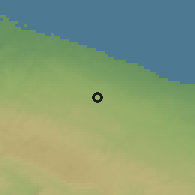 Shaded relief of the 53 km around Corato, drawn from the GMTED2010 grid