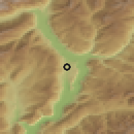 Shaded relief of the 51 km around Appiano, drawn from the GMTED2010 grid