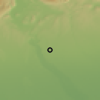 Shaded relief of the 51 km around Lonate Pozzolo, drawn from the GMTED2010 grid