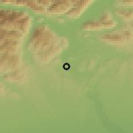 Shaded relief of the 51 km around Arona, drawn from the GMTED2010 grid
