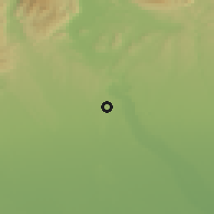 Shaded relief of the 51 km around Oleggio, drawn from the GMTED2010 grid