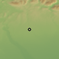 Shaded relief of the 51 km around Olgiate Olona, drawn from the GMTED2010 grid