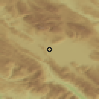 Shaded relief of the 53 km around Avezzano, drawn from the GMTED2010 grid