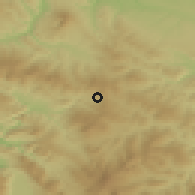 Shaded relief of the 53 km around Avigliano, drawn from the GMTED2010 grid