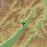 Shaded relief of the 51 km around Riva, drawn from the GMTED2010 grid