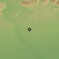 Shaded relief of the 51 km around Samarate, drawn from the GMTED2010 grid