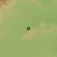 Shaded relief of the 51 km around San Mauro Torinese, drawn from the GMTED2010 grid