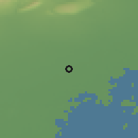 Shaded relief of the 51 km around Scorzè, drawn from the GMTED2010 grid