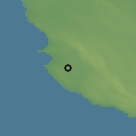 Shaded relief of the 53 km around Taviano, drawn from the GMTED2010 grid