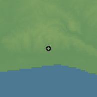 Shaded relief of the 60 km around Abidjan, drawn from the GMTED2010 grid