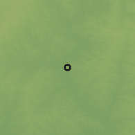 Shaded relief of the 60 km around Bocanda, drawn from the GMTED2010 grid