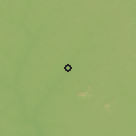 Shaded relief of the 60 km around Gagnoa, drawn from the GMTED2010 grid