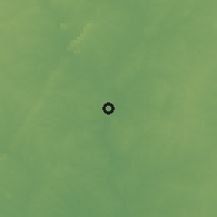 Shaded relief of the 60 km around Tiassalé, drawn from the GMTED2010 grid