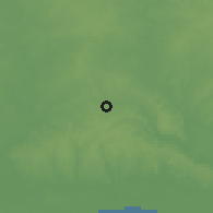 Shaded relief of the 60 km around Anyama, drawn from the GMTED2010 grid