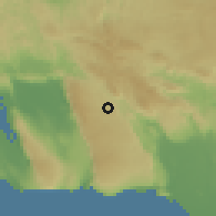 Shaded relief of the 59 km around Williamsfield, drawn from the GMTED2010 grid