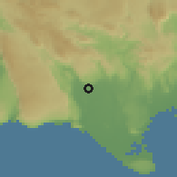 Shaded relief of the 59 km around Osbourne Store, drawn from the GMTED2010 grid