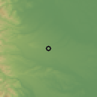Shaded relief of the 55 km around Higashimurayama, drawn from the GMTED2010 grid