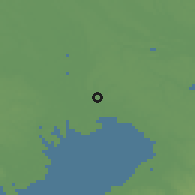 Shaded relief of the 55 km around Ichikawa, drawn from the GMTED2010 grid
