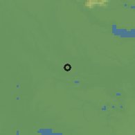 Shaded relief of the 55 km around Ina, drawn from the GMTED2010 grid