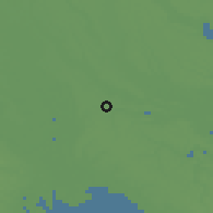 Shaded relief of the 55 km around Kashiwa, drawn from the GMTED2010 grid