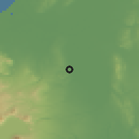 Shaded relief of the 52 km around Kitahiroshima, drawn from the GMTED2010 grid