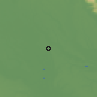 Shaded relief of the 55 km around Noda, drawn from the GMTED2010 grid