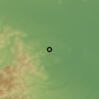 Shaded relief of the 55 km around Ranzan, drawn from the GMTED2010 grid