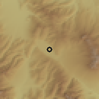 Shaded relief of the 55 km around Suwa, drawn from the GMTED2010 grid