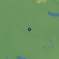 Shaded relief of the 55 km around Toride, drawn from the GMTED2010 grid