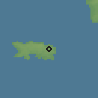 Shaded relief of the 50 km around Saint Martin, drawn from the GMTED2010 grid