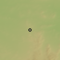 Shaded relief of the 49 km around Ereymentau, drawn from the GMTED2010 grid