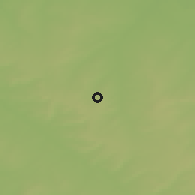 Shaded relief of the 49 km around Khobda, drawn from the GMTED2010 grid