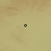 Shaded relief of the 50 km around Kokpekty, drawn from the GMTED2010 grid