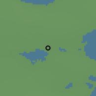 Shaded relief of the 50 km around Saykhin, drawn from the GMTED2010 grid