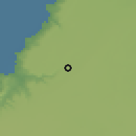 Shaded relief of the 52 km around Say-Utes, drawn from the GMTED2010 grid