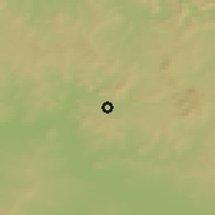 Shaded relief of the 49 km around Altayskiy, drawn from the GMTED2010 grid